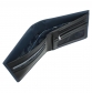 Бумажник Visconti VSL33 Steel Blue/Black. Отделения для купюр
