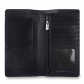 Кожаный бумажник Visconti HT12 Black открытый вид