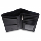 Кожаный бумажник Visconti HT12 Black вид отделений для купюр
