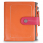 Кожаный кошелёк Visconti M77 Orange Multi вид лицевой стороны