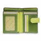 Кожаный кошелек  Visconti RB51 Lime Multi вид отделений 