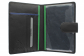 Обложка для паспорта Visconti BD15 Black/Cobalt/Green